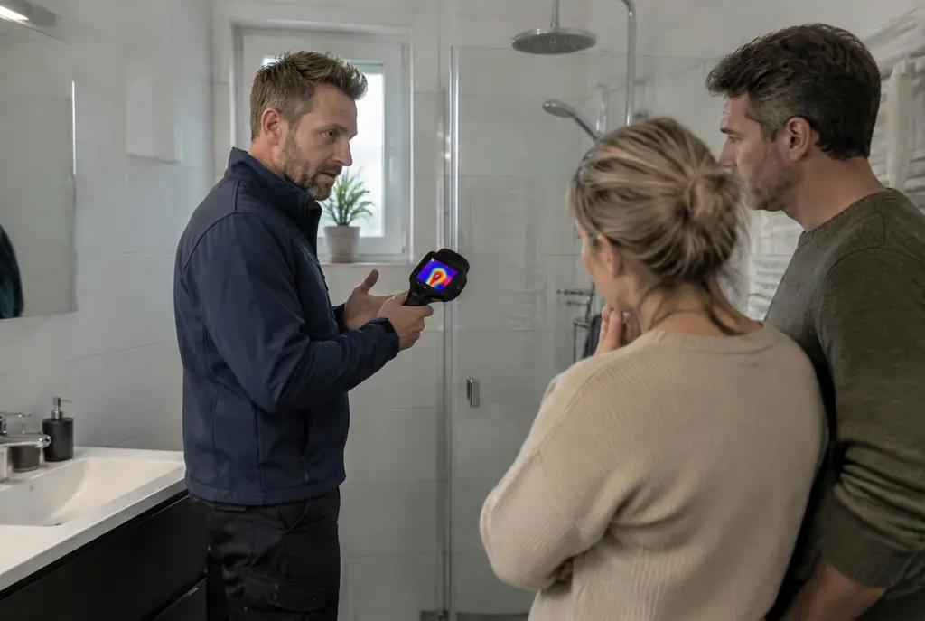 Lekdetectie Zevenaar – specialist legt bevindingen uit aan bewoner